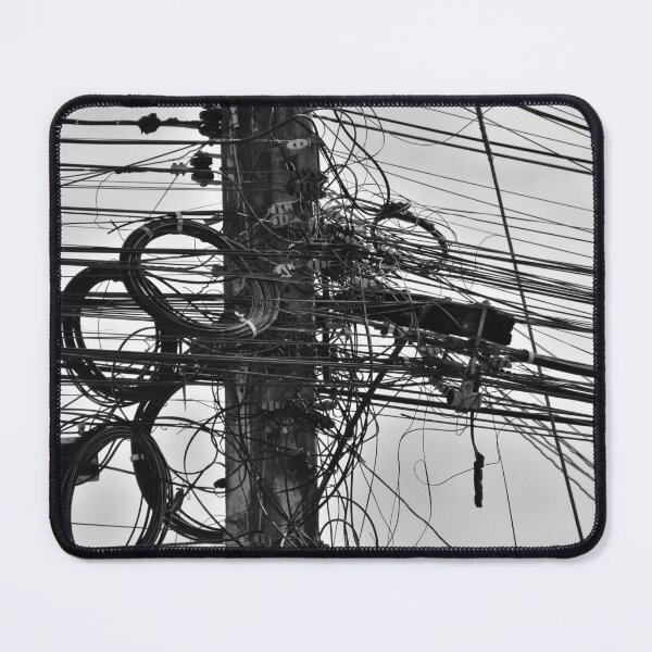 Item preview, The Wires on Chiang Mai, Thailand. Highest Resolution image. designed and sold by Pete Klimek.