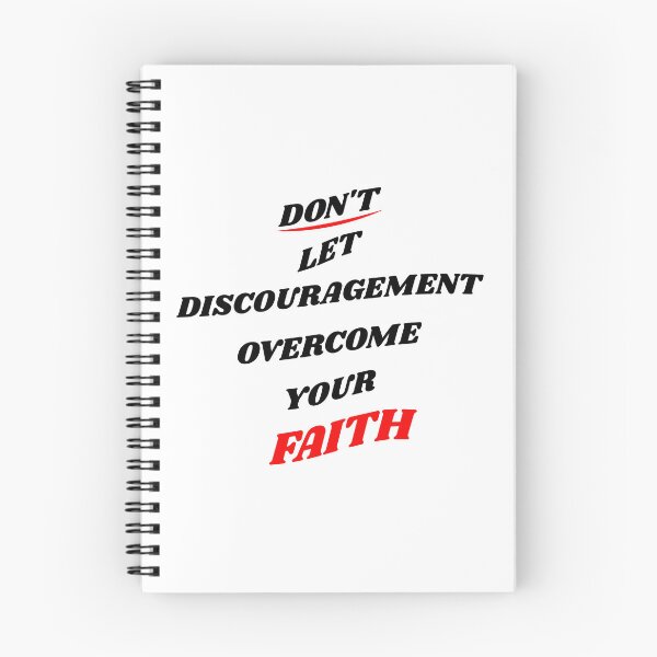 Item preview, Don't Let Discouragement Overcome Your Faith designed and sold by S4G Tees.