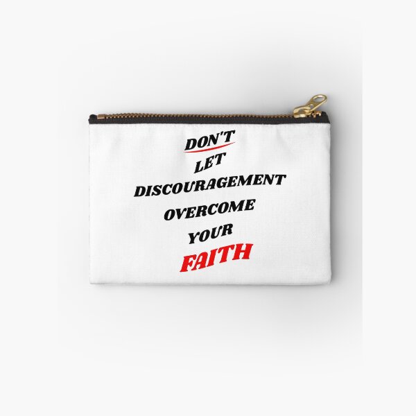 Item preview, Don't Let Discouragement Overcome Your Faith designed and sold by S4G Tees.