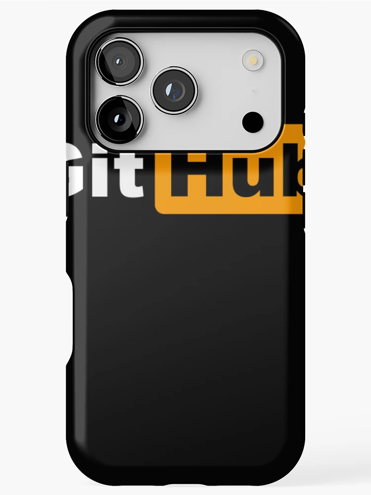 Thumbnail 1 of 4, iPhone Case, Github Developer Fun Pun Sticker designed and sold by developerfriday.