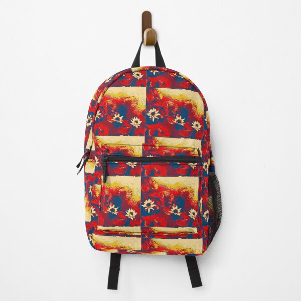 Item preview, 3 water lilies red burst designed and sold by Fokarma.