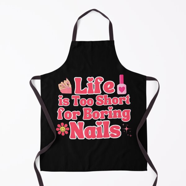 Item preview, Girls Manicure Enthusiast Life is Too Short for Boring Nails Nail Art Lover designed and sold by MouDantArts.