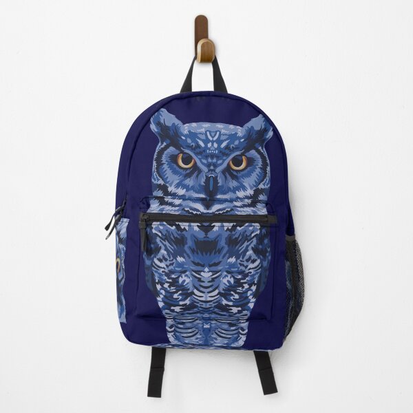 Item preview, Great Horned Owl Piercing Gaze of a Midnight Predator designed and sold by tayaan.