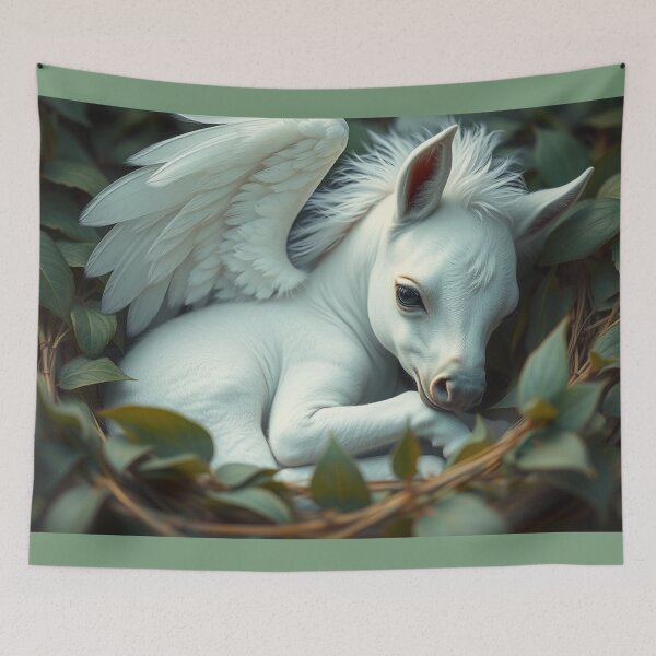 Item preview, Baby Photo of Newborn Pegasus designed and sold by Skye Ryan-Evans.