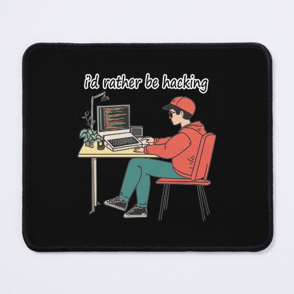 Item preview, I Would Rather Be Hacking Software Development designed and sold by FWLKIT.