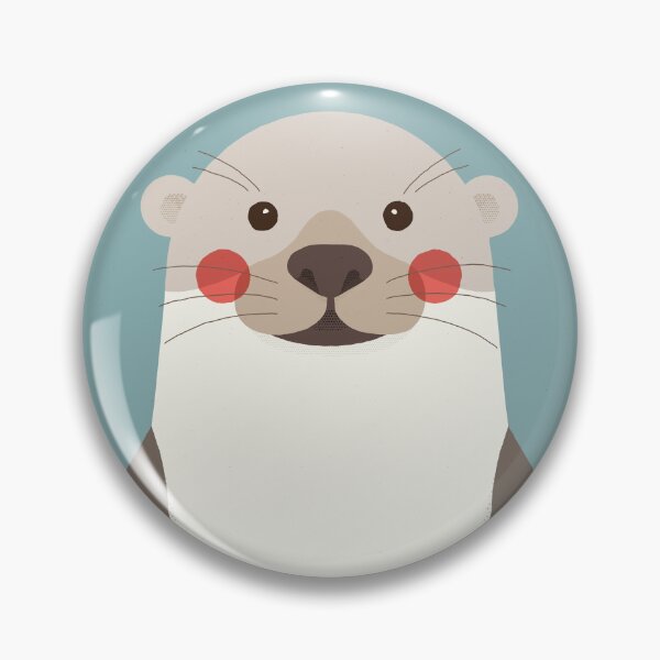 Artikelvorschau, Otter, Tierportrait entworfen und verkauft von printedsparrow.