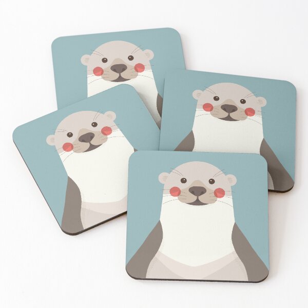 Artikelvorschau, Otter, Tierportrait entworfen und verkauft von printedsparrow.