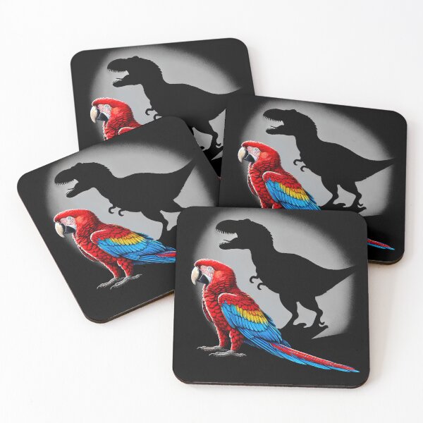 Item preview, Screaming Scarlet Macaw Parrot Bird Memes Funny Dinosaur designed and sold by Kimberley King Art  King Art.