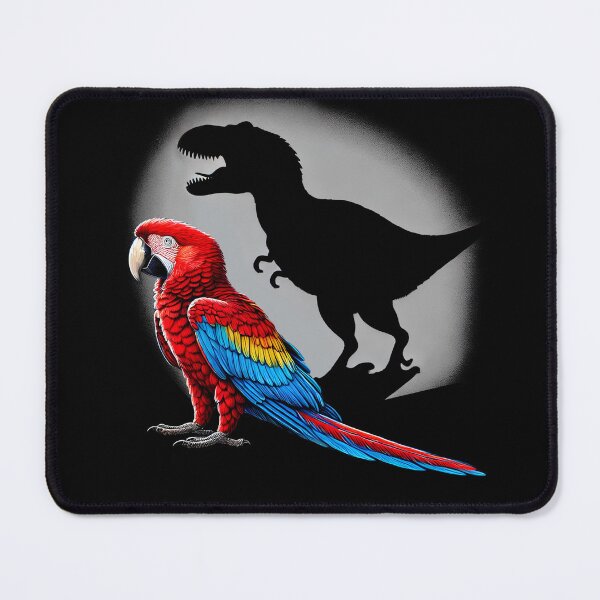 Item preview, Screaming Scarlet Macaw Parrot Bird Memes Funny Dinosaur designed and sold by Kimberley King Art King Art.