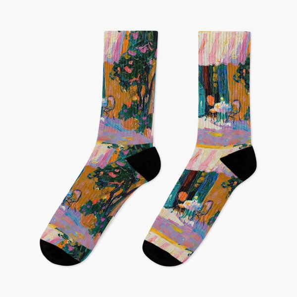 Item preview, Cozy Outdoor Parisian Cafe with Bright Flowers and Sunlit Awning Abstract Generative AI designed and sold by OlfactoART Studio.