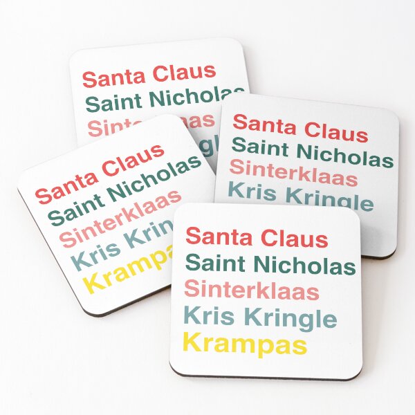 Item preview, 5 Santas designed and sold by poppybludesign.