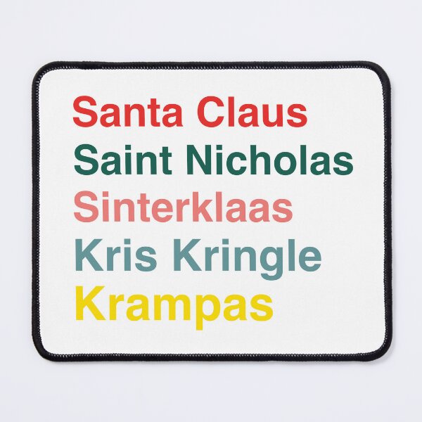 Item preview, 5 Santas designed and sold by poppybludesign.