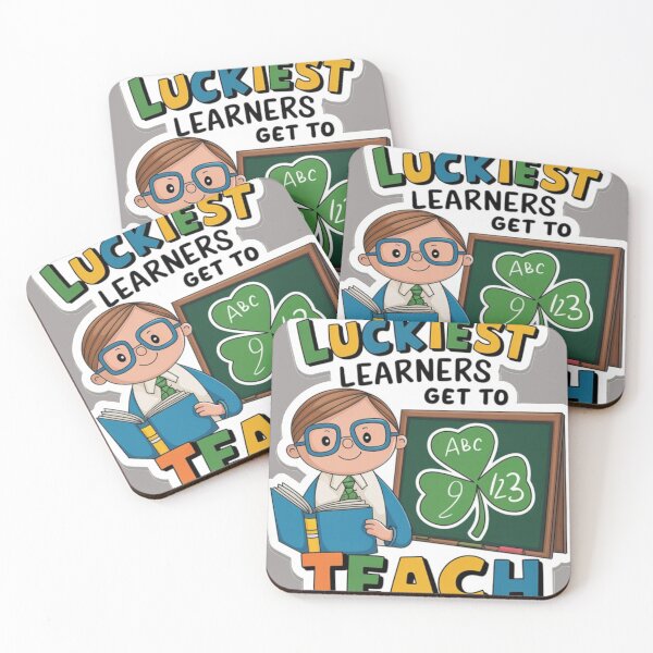 Item preview, The Luckiest Learners Get to Teach - Inspirational Teacher Gift designed and sold by Kashear.