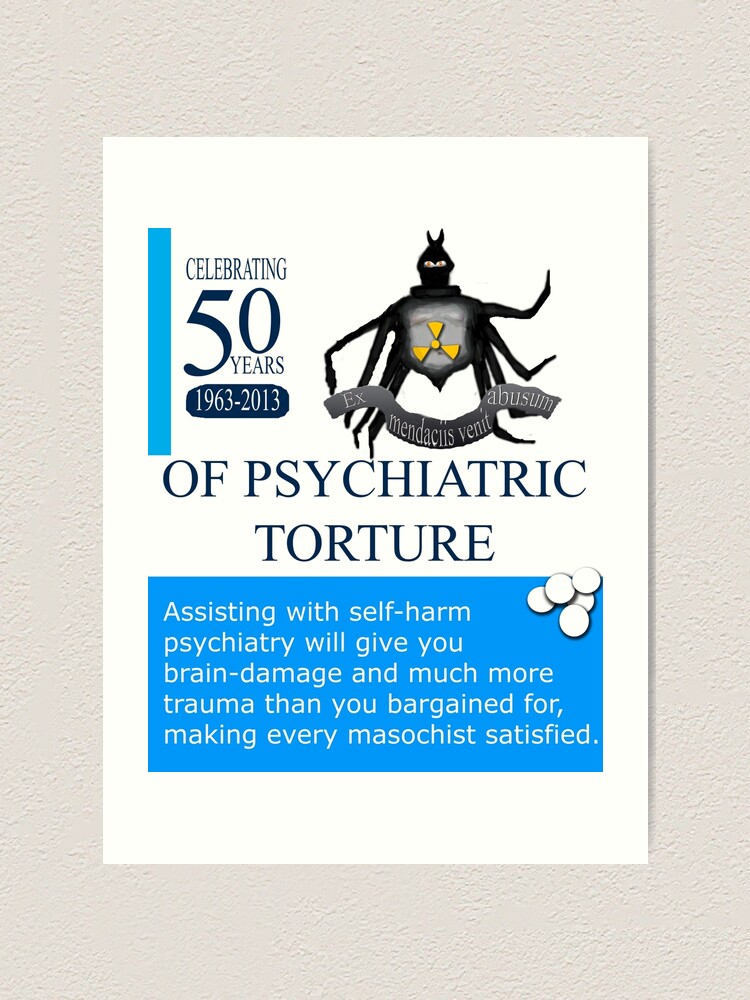 "RANZCP, what exactly are you celebrating?" Art Print by InitiallyNO