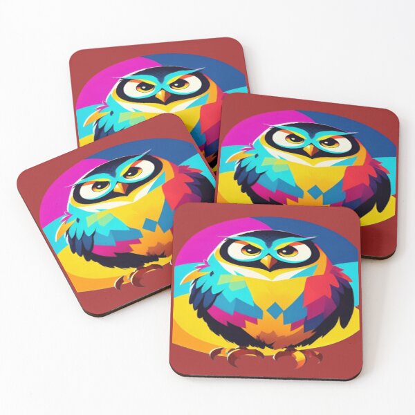 Item preview, Colorful cute owl. designed and sold by DaliaSabryTee.