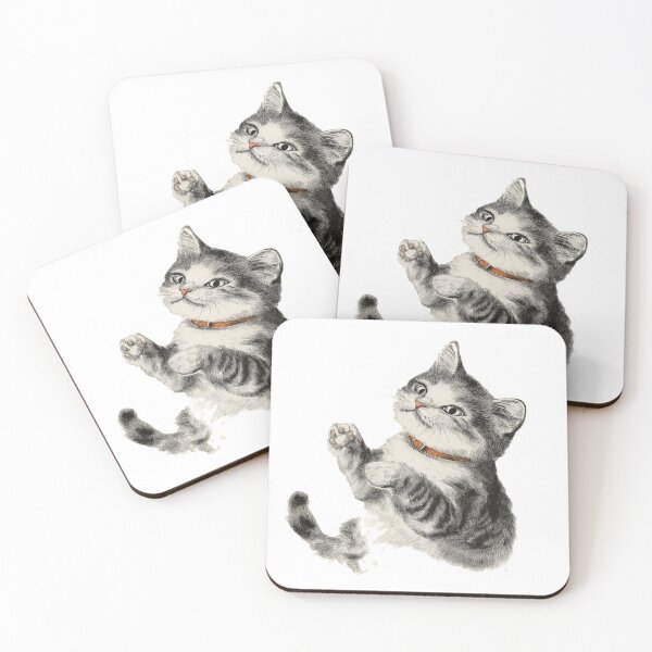 Item preview, Playful Cat Illustration designed and sold by Cuphoria.