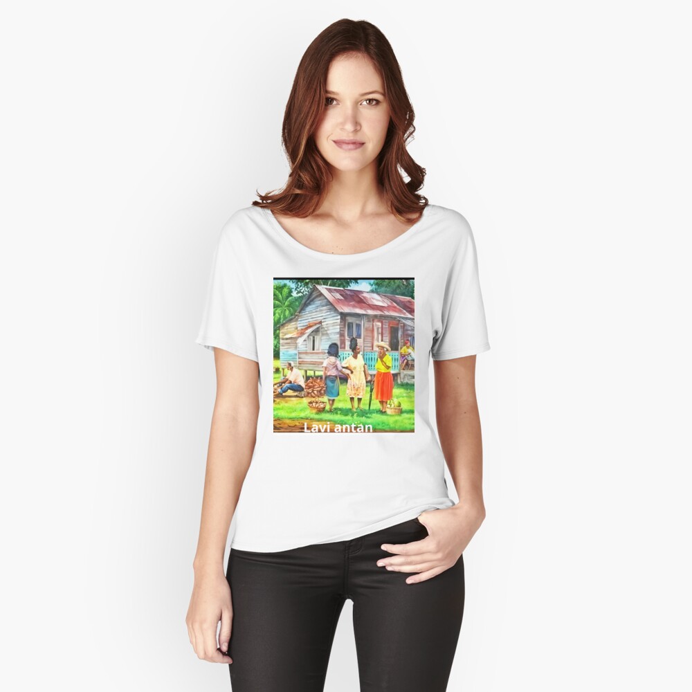 Aperçu de l'œuvre T-shirt coupe relax créée et vendue par charlolo.