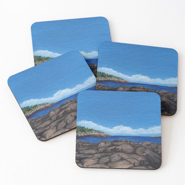 Item preview, Maine Art Nautical Painting Of Matinicus Island Maine designed and sold by skye-studio.