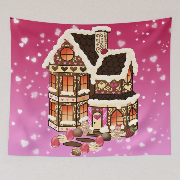 Item preview, Valentine's Gingerbread House designed and sold by Miss Lunaria.