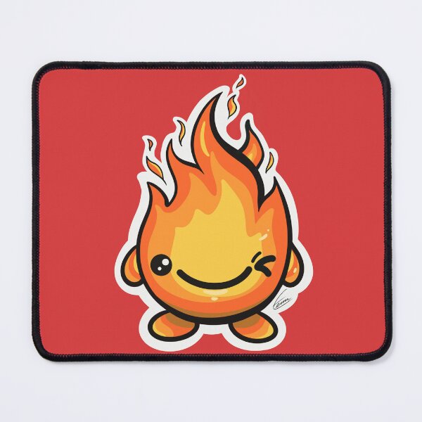 Item preview, "Flame On! - The Winking Fire" designed and sold by tennstudio.