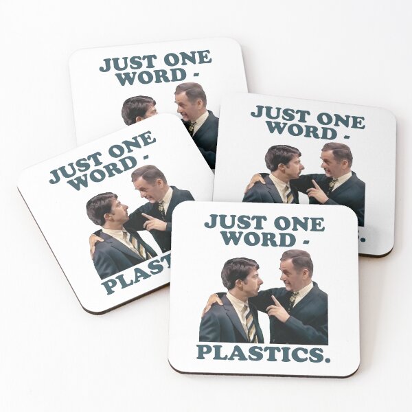 Item preview, The Graduate - Just One Word - Plastics (Colour) designed and sold by Ch2Trillion.
