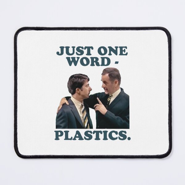 Item preview, The Graduate - Just One Word - Plastics (Colour) designed and sold by Ch2Trillion.