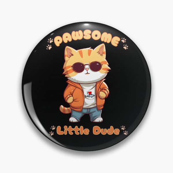 Item preview, Cat cute-Pawsome Little Dude! designed and sold by LovesLuLu.