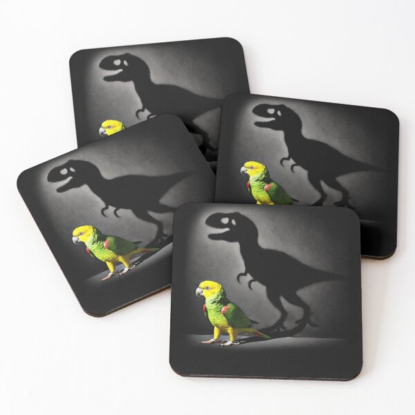 Item preview, Screaming Yellow Headed Parrot Bird Memes Funny Dinosaur designed and sold by Kimberley King Art  King Art.