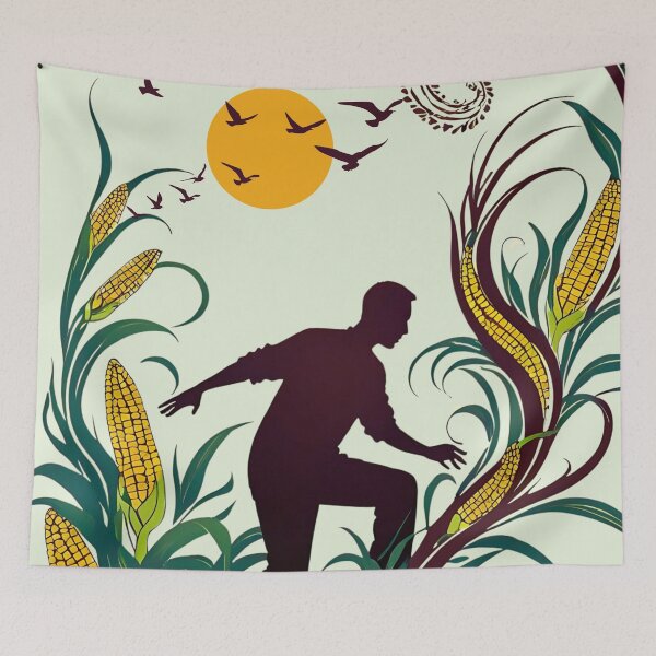 Item preview, The Great Corn Harvest Father of Agriculture Allegory designed and sold by Ciervo Primavera.