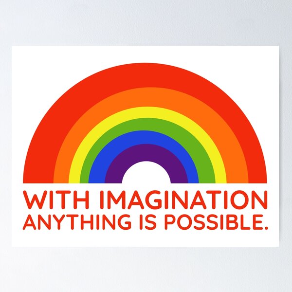 Item preview, With imagination anything is possible  designed and sold by Rachel the Artist .