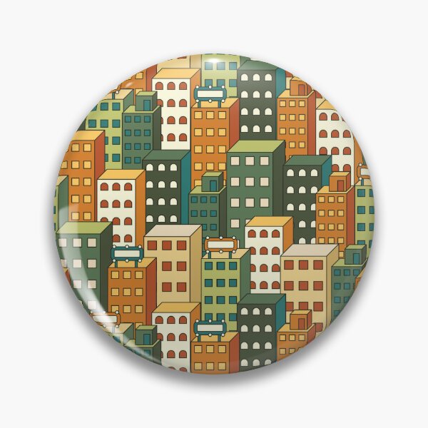 Item preview, color of cityscape  designed and sold by BroccolinPeach.