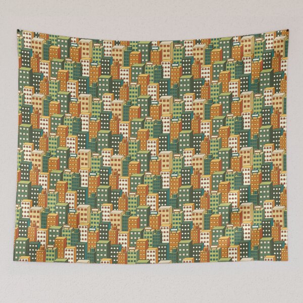 Item preview, color of cityscape  designed and sold by BroccolinPeach.