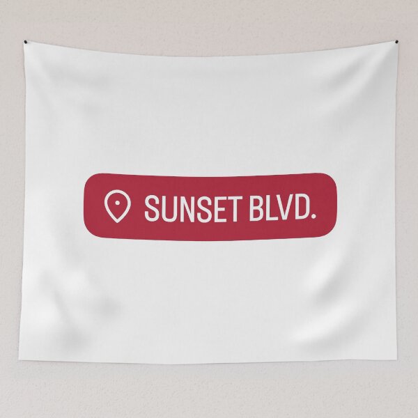Item preview, Sunset Blvd. Location Red designed and sold by baranskini.