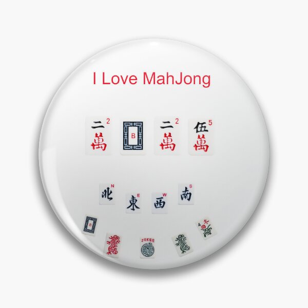 Item preview, I Love MahJong designed and sold by Zina Stromberg.