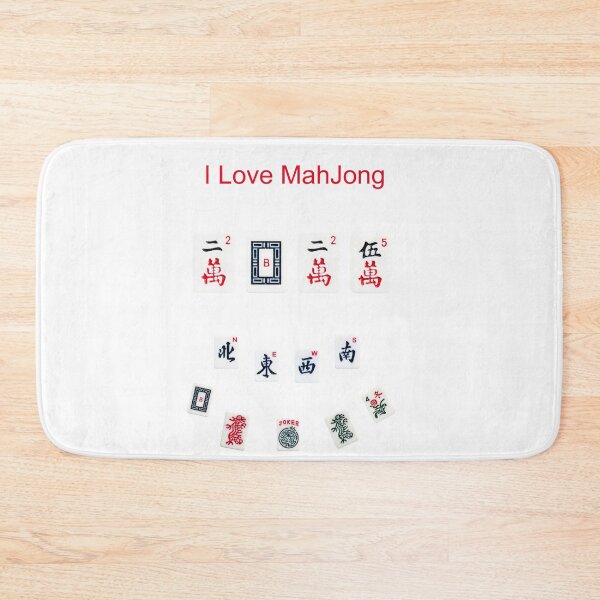 Item preview, I Love MahJong designed and sold by Zina Stromberg.