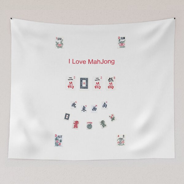 Item preview, I Love MahJong designed and sold by Zina Stromberg.