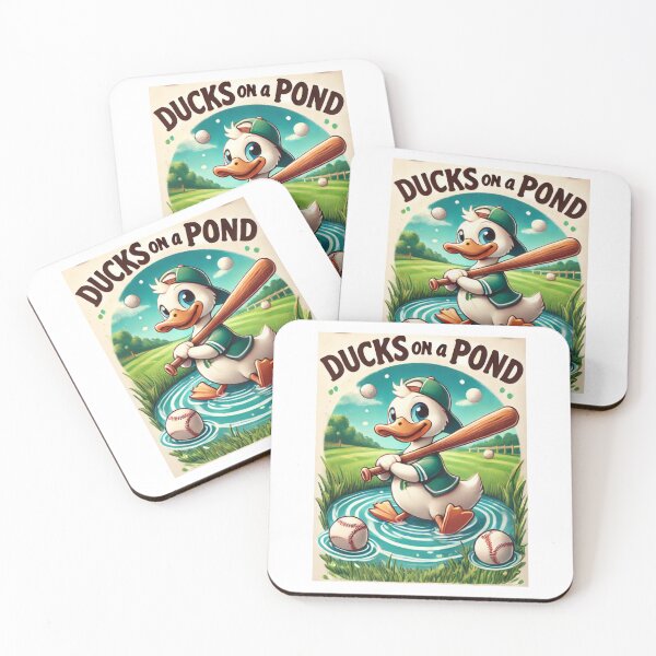 Item preview, Ducks on a Pond - Funny Baseball Tee designed and sold by DucksOnAPond.
