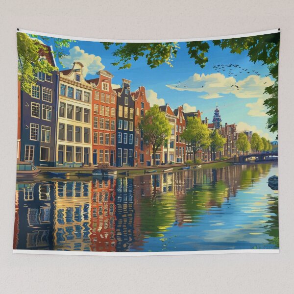 Artikelvorschau, Amsterdam Landschaftskunst entworfen und verkauft von Myra365Art.
