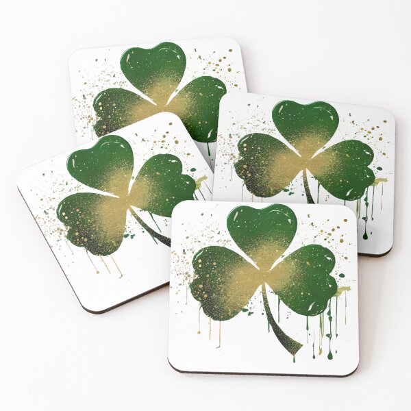 Item preview, Irish Saint Patrick's Day Painted Shamrock designed and sold by Traloch O'Laoi.