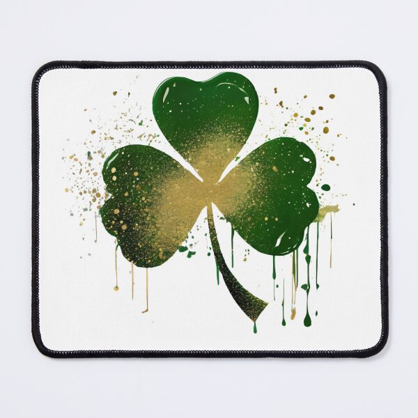 Item preview, Irish Saint Patrick's Day Painted Shamrock designed and sold by Traloch O'Laoi.