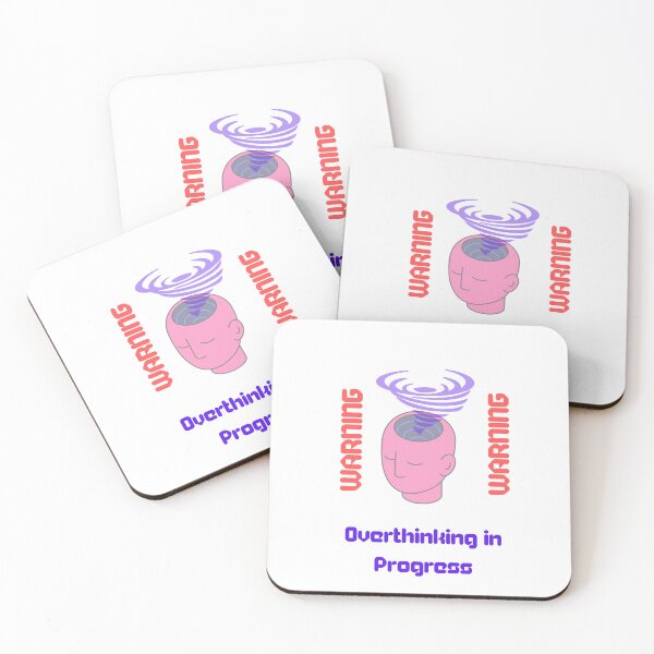 Item preview, Overthinking Life? Wear This Warning! designed and sold by TheNeuroVerse.
