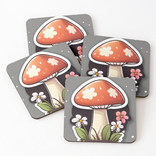Item preview, Cute Flower Mushroom  designed and sold by theskyispinkp.
