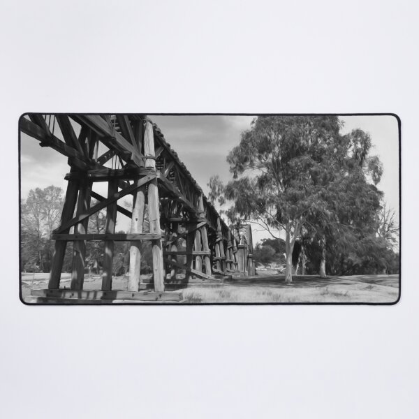 Item preview, Murrumbidgee River Railway Bridge designed and sold by Yolanda Caporn Art.