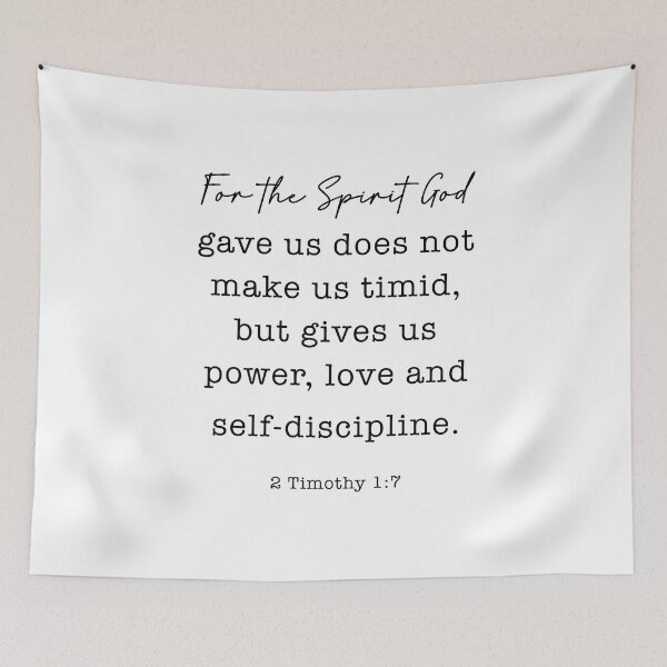 Item preview, 2 Timothy 1 7 For the sprit God  designed and sold by corbrand.