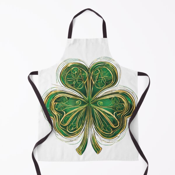 Item preview, Irish Saint Patrick's Day Colorful Lineart Shamrock designed and sold by Traloch O'Laoi.