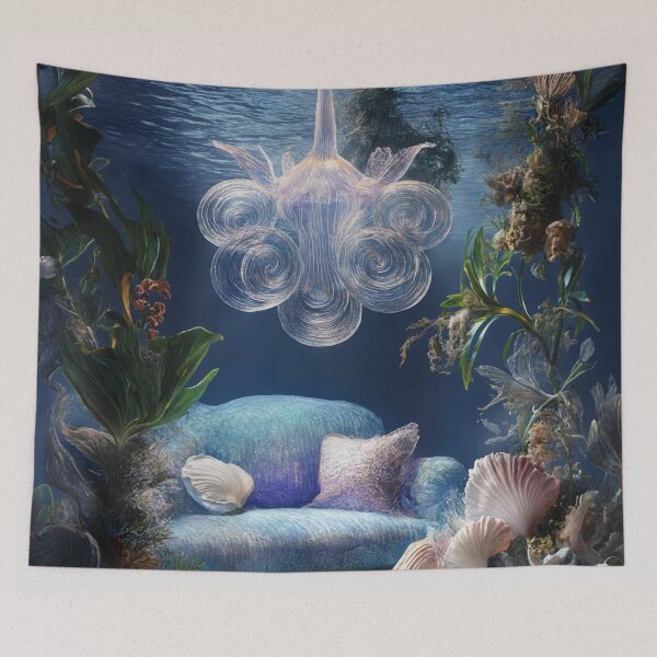 Item preview, Surreal Underwater Restaurant | Organic Dining Table and Chairs designed and sold by yinyuecreation.