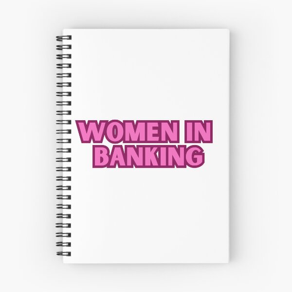 Item preview, Women in banking pink finance decal  designed and sold by ha11e11.