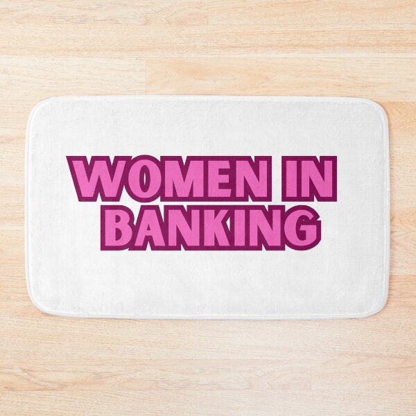 Item preview, Women in banking pink finance decal  designed and sold by ha11e11.