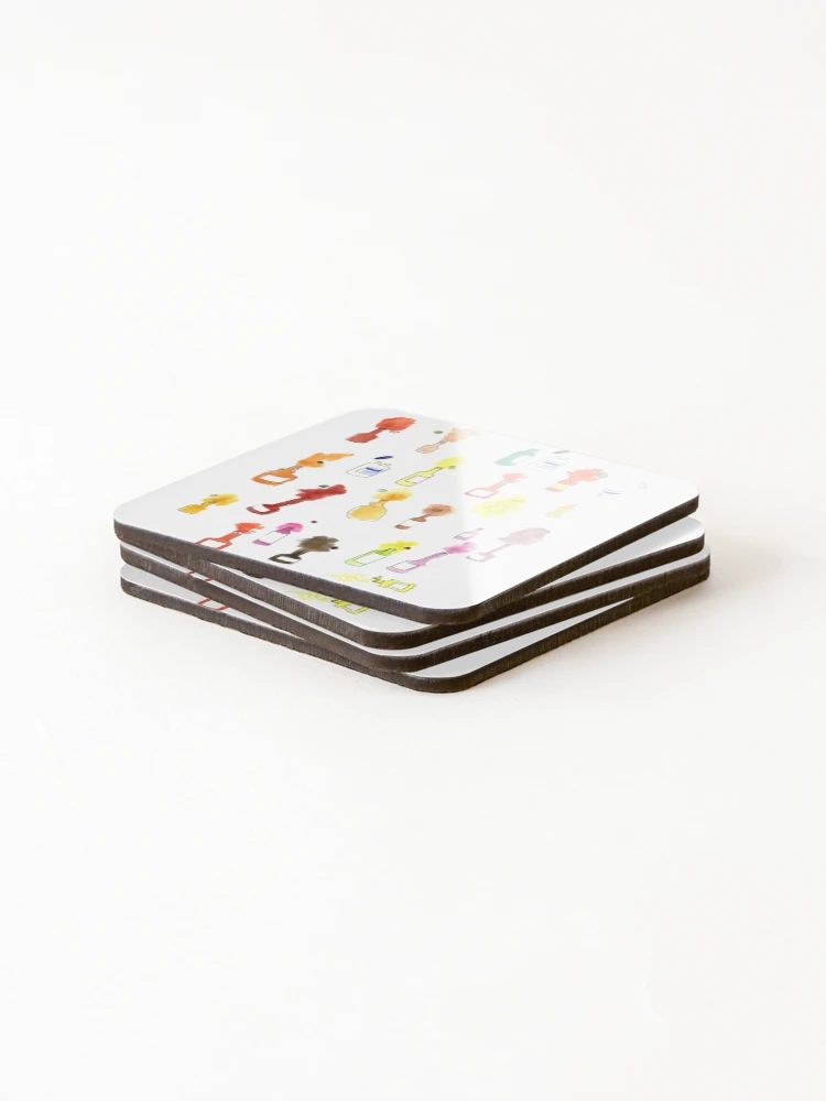 Thumbnail 4 of 5, Coasters (Set of 4), exploding bottled designed and sold by Wulfhelm.