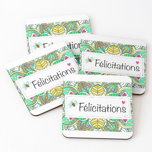Item preview, Felicitation! Illustration handmade by Pascale Breton designed and sold by Pascale Breton.